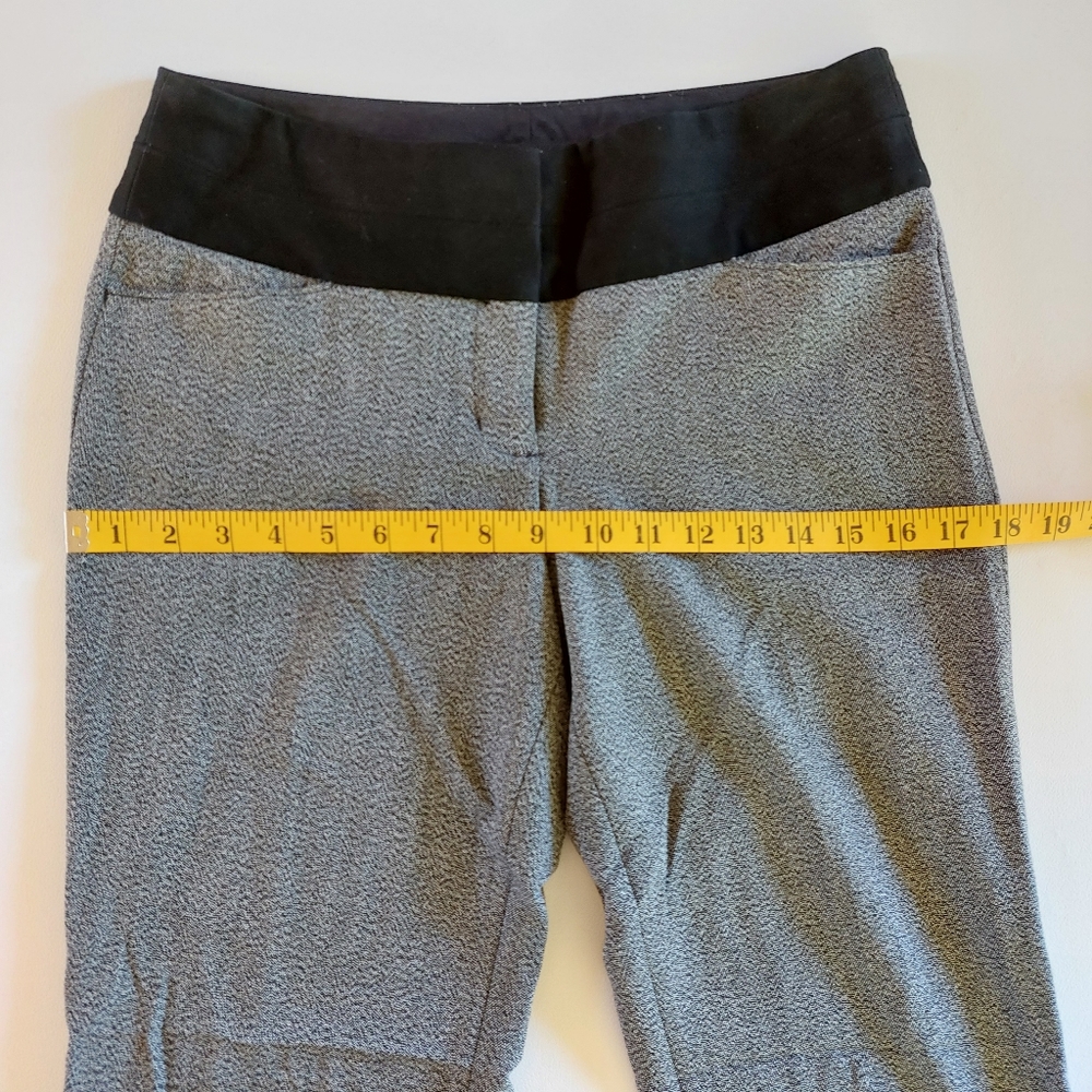 Express Editor Fit Slacks Size 0r Gray & Black - image 5